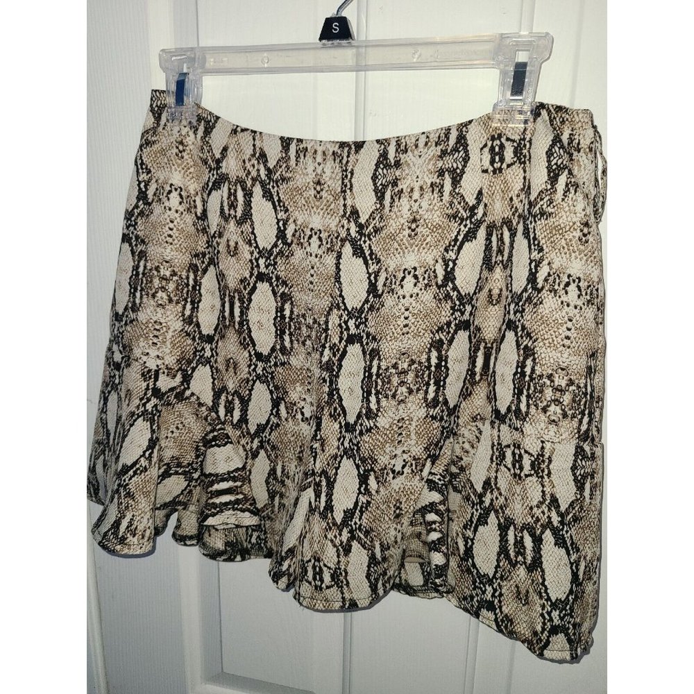 HYFVE HYFVE HYFVE snakeskin skort sz Med